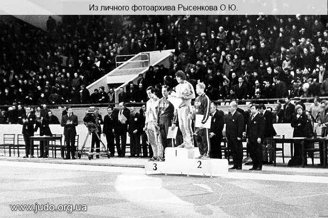 Первенство Европы по дзюдо, Ленинград, 1972. Олег Рысенков - 3 место (-80кг)