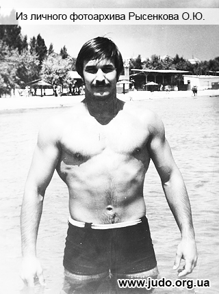 Олег Рысенков в период восстановления. Евпатория, 1972