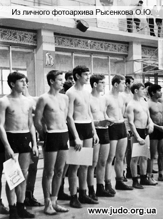 Чемпионат Украины по самбо 1968 года (юноши). Сборная Харьковской области. Харьков, Динамо