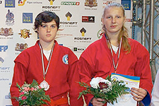 Анжела Рой - бронзовая призерка первенства Европы по самбо. Рига, 2013